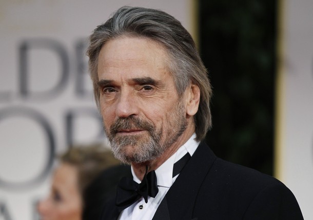 Actor Jeremy Irons arrives at the 69th annual Golden Globe Awards in Beverly Hills