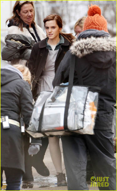 EXCLUSIVE: FIRST ON SET PHOTOS! Emma Watson spends her 24th birthday getting prepped to film scenes for 'Regression' in Toronto
